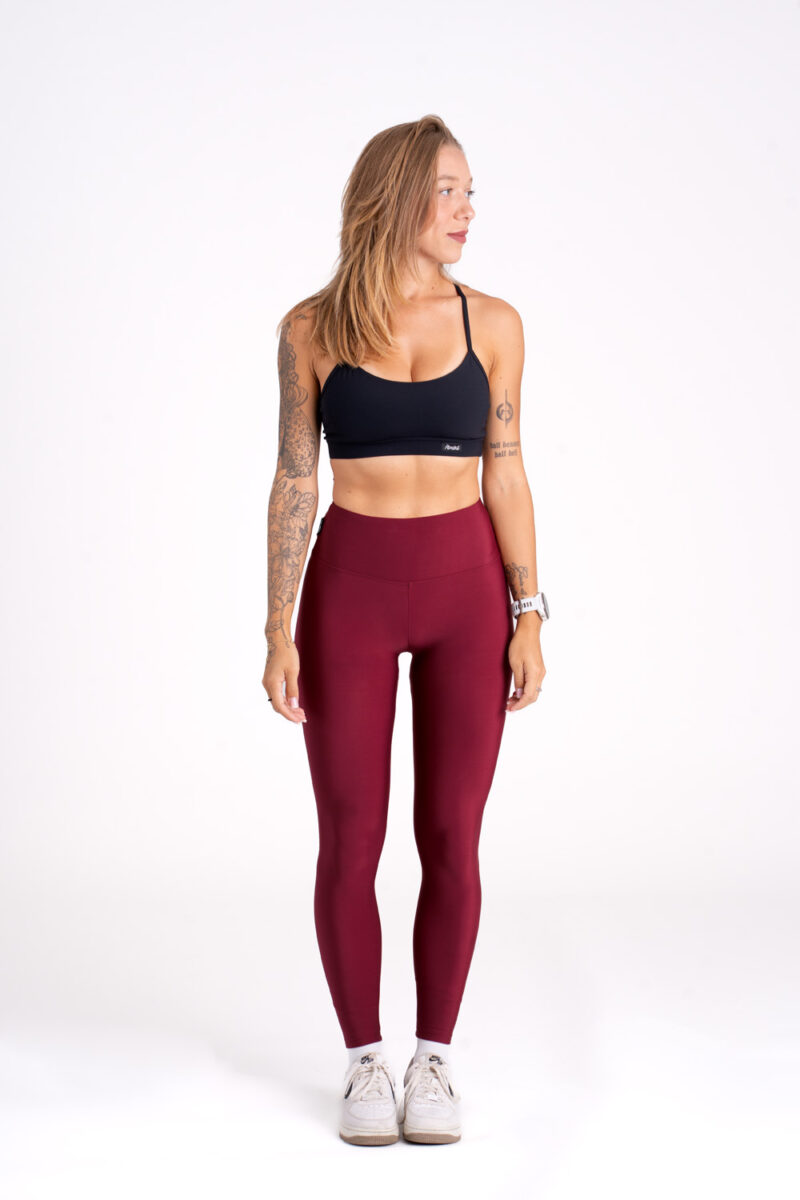 Thermal leggings - Merlot