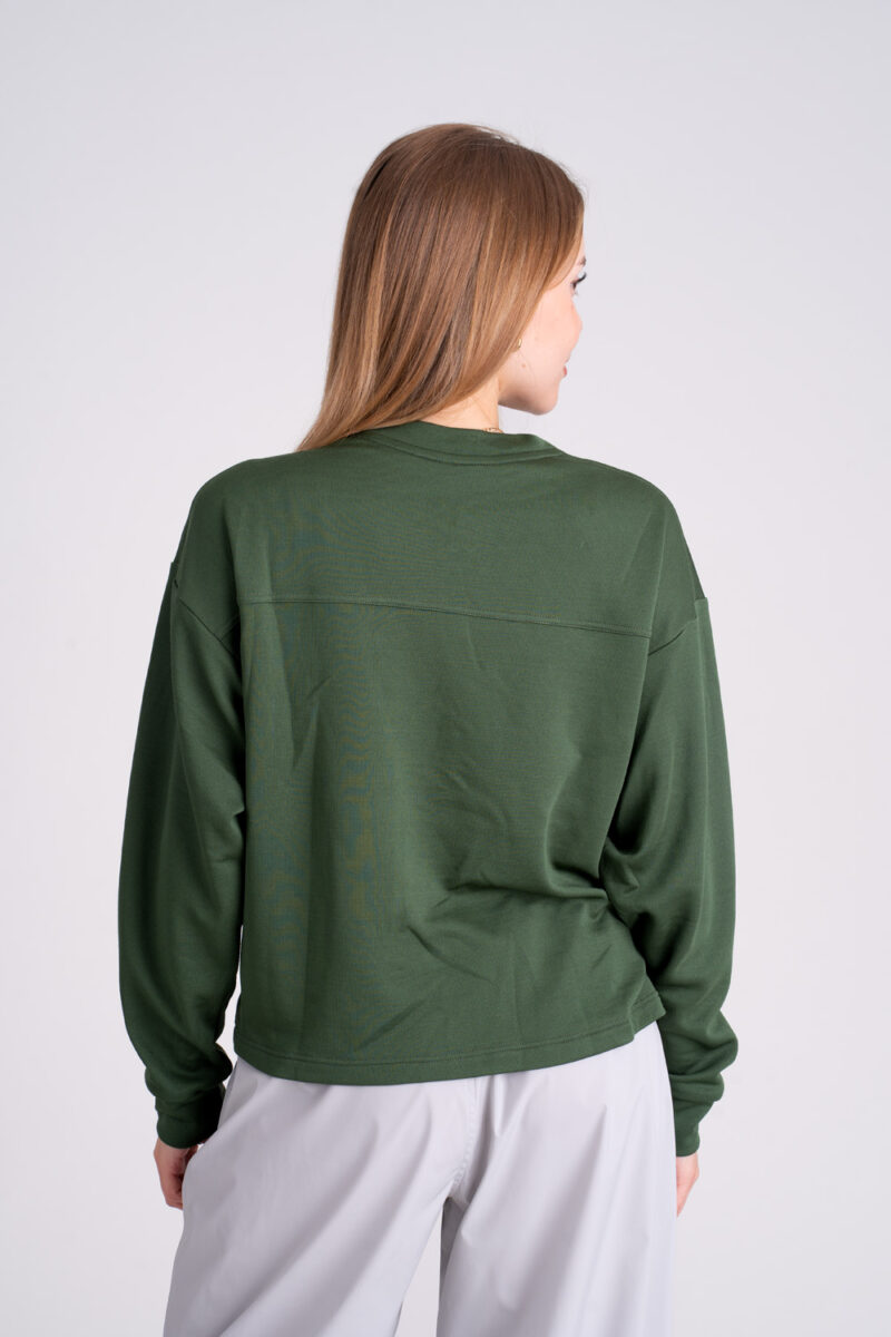 Merino mikina - Moss