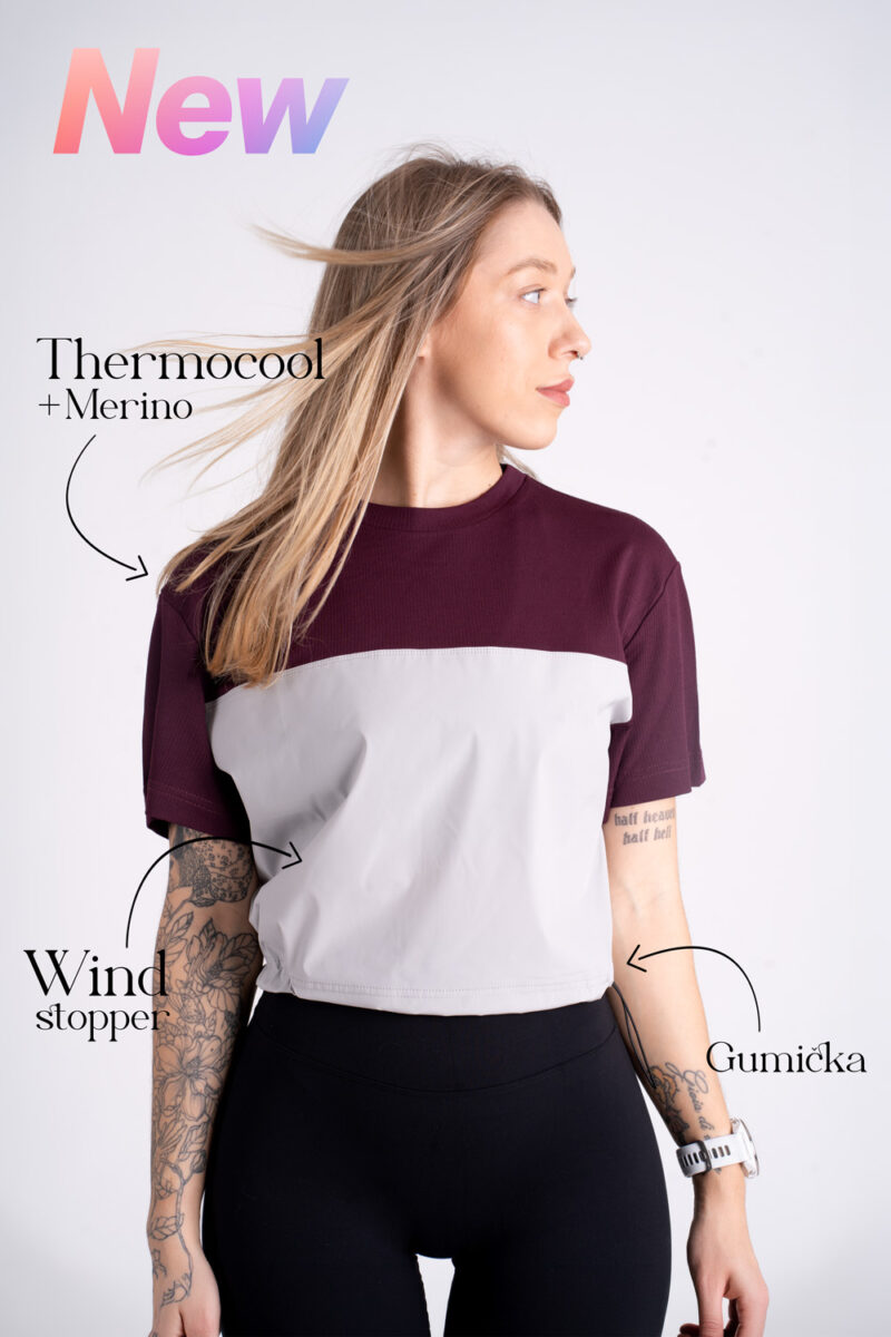 Tričko Wind - Berry