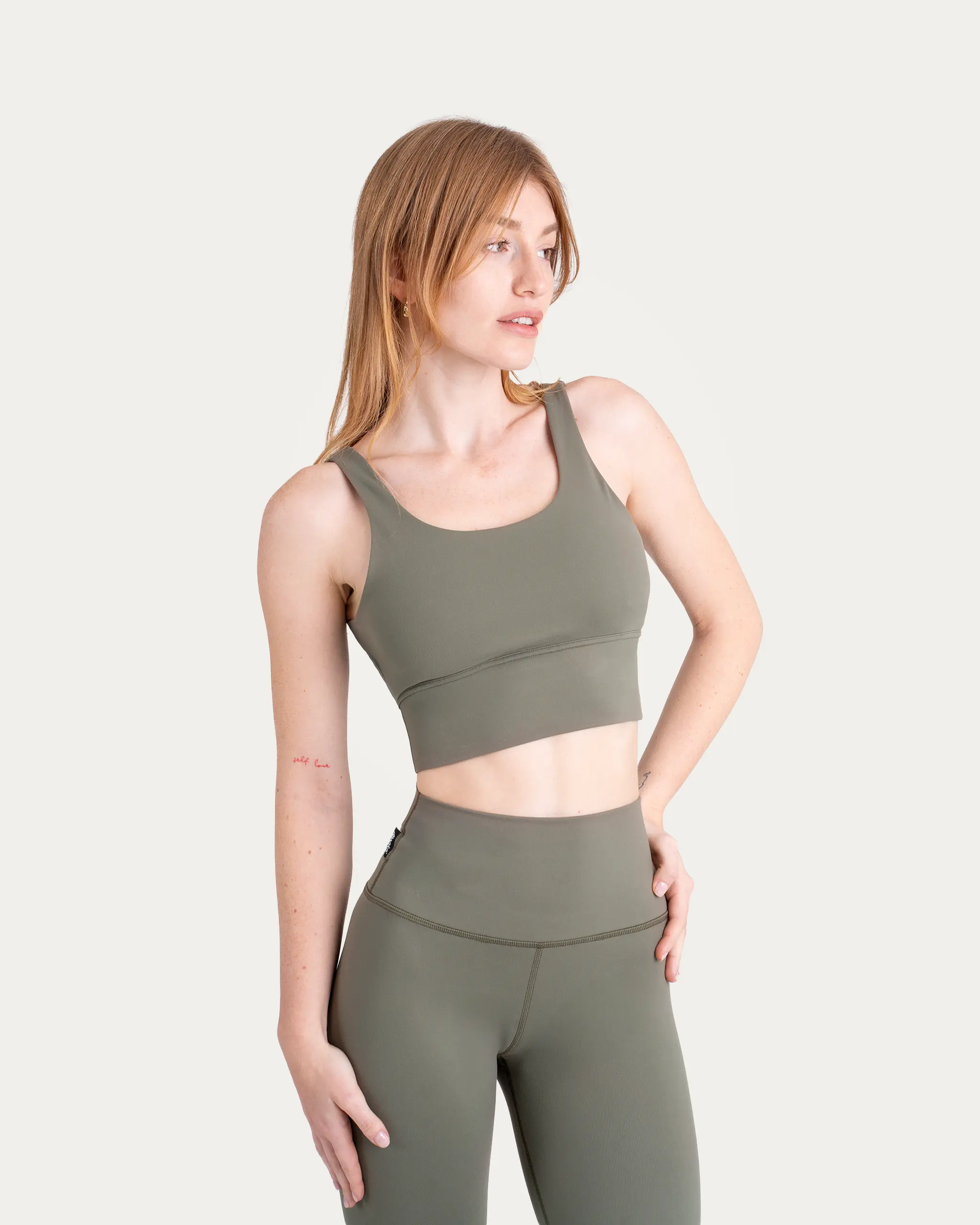 Crop top Butter – Olive