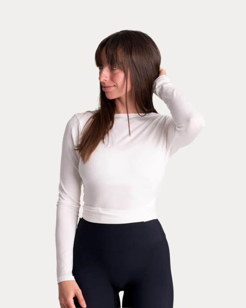 Wrap top – Ivory