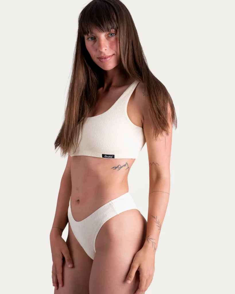Plavková podprsenka Wave – Ivory